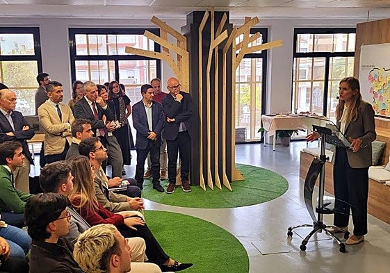 Encuentro de la ministra con jóvenes del Campus Rural.