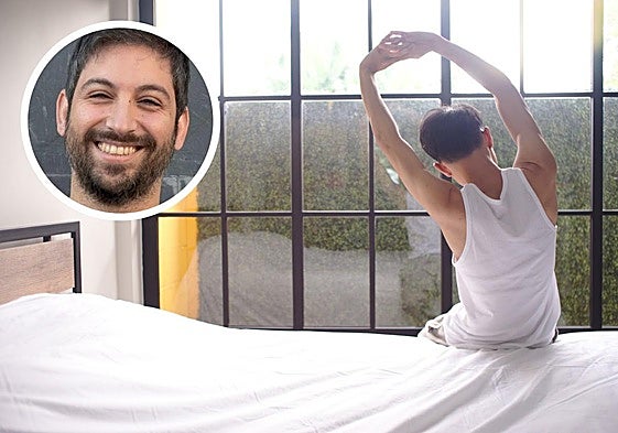 El truco del farmacéutico Álvaro Fernández para despertarse de bune humor.