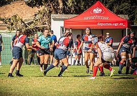 Uno de los partidos que jugó el equipo femenino sénior de la UGR Rugby.