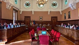 Imagen del pleno de la Diputación.