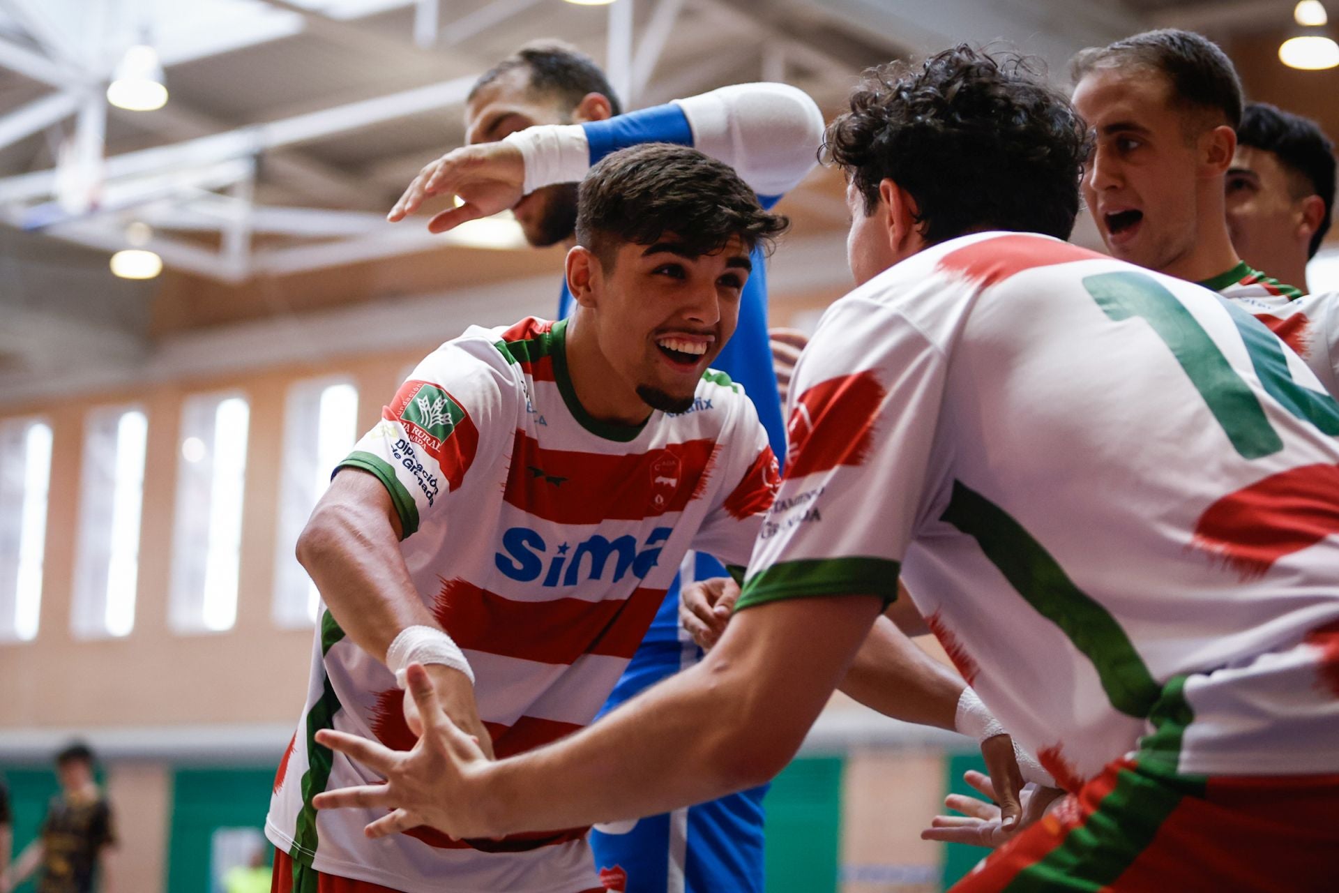 La alegría del gol del Sima Granada.