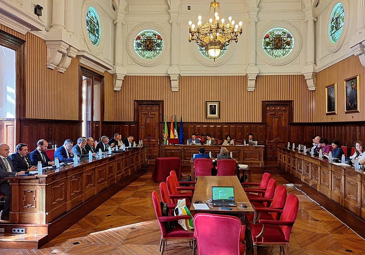 Pleno de la Diputación celebrado el pasado viernes.