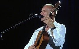 Sting en una actuación en Granada.