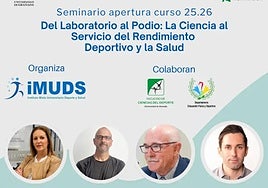 El iMUDS organiza el seminario sobre la ciencia al servicio del rendimiento deportivo y la salud