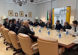 Reunión mantenida en la Subdelegación del Gobierno de España.