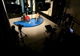 Plató Chicho Ibáñez Serrador de la Facultad de Comunicación.