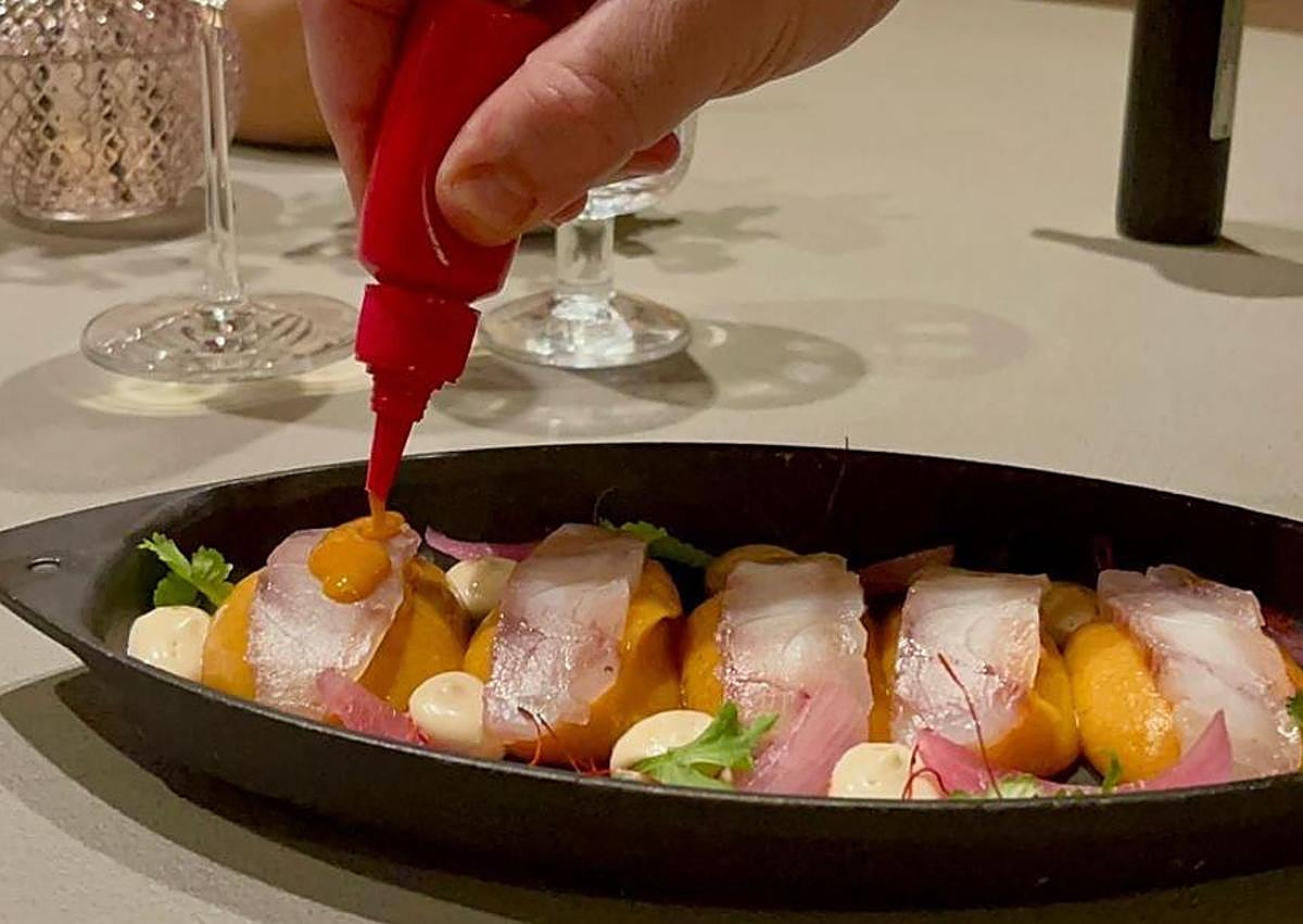 Imagen secundaria 1 - El chef Periko Ortega trae su nervio a Granada: «Ofrecemos una cocina granuja y vibrante»