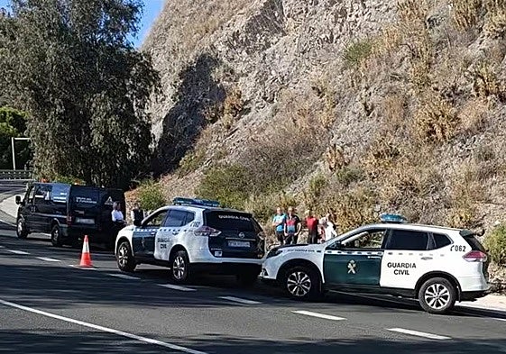 Dispositivo en carretera tras el desvanecimiento de un ciclista
