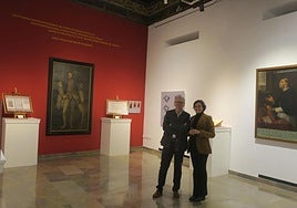 Miguel Guirao y Ana Franco, dos de los responsables de la muestra.
