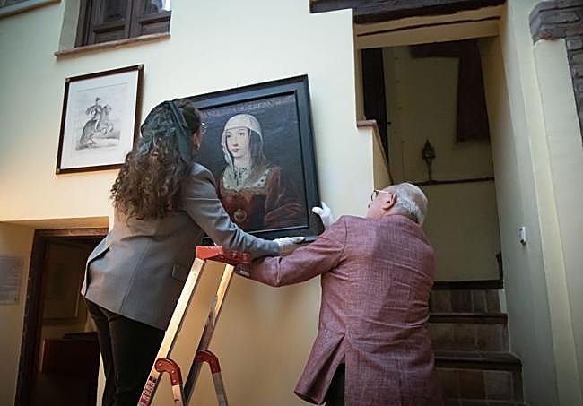 Colocación del cuadro.