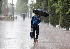 Aemet activa avisos ya en la provincia de Granada por fuertes tormentas el viernes