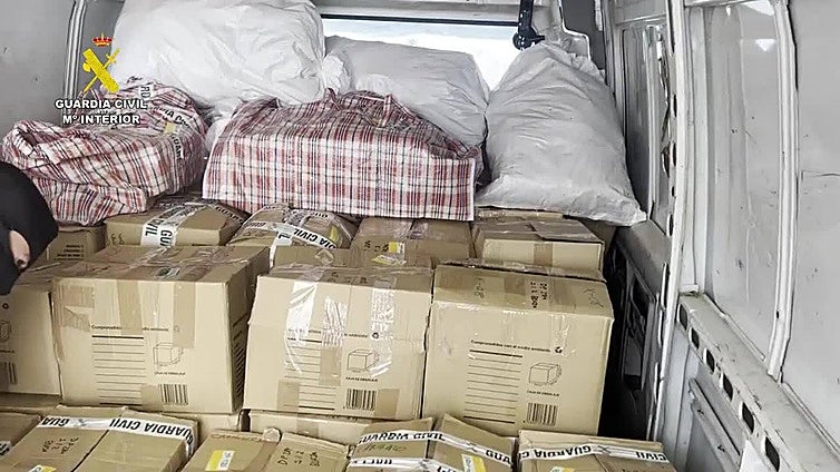 Una tonelada y media de cocaína incautada en Almería