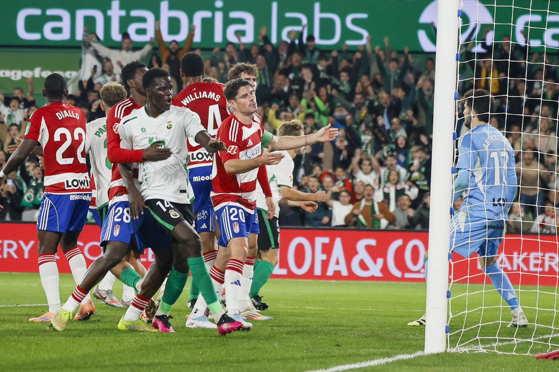 Las mejores imágenes del Racing - Granada CF