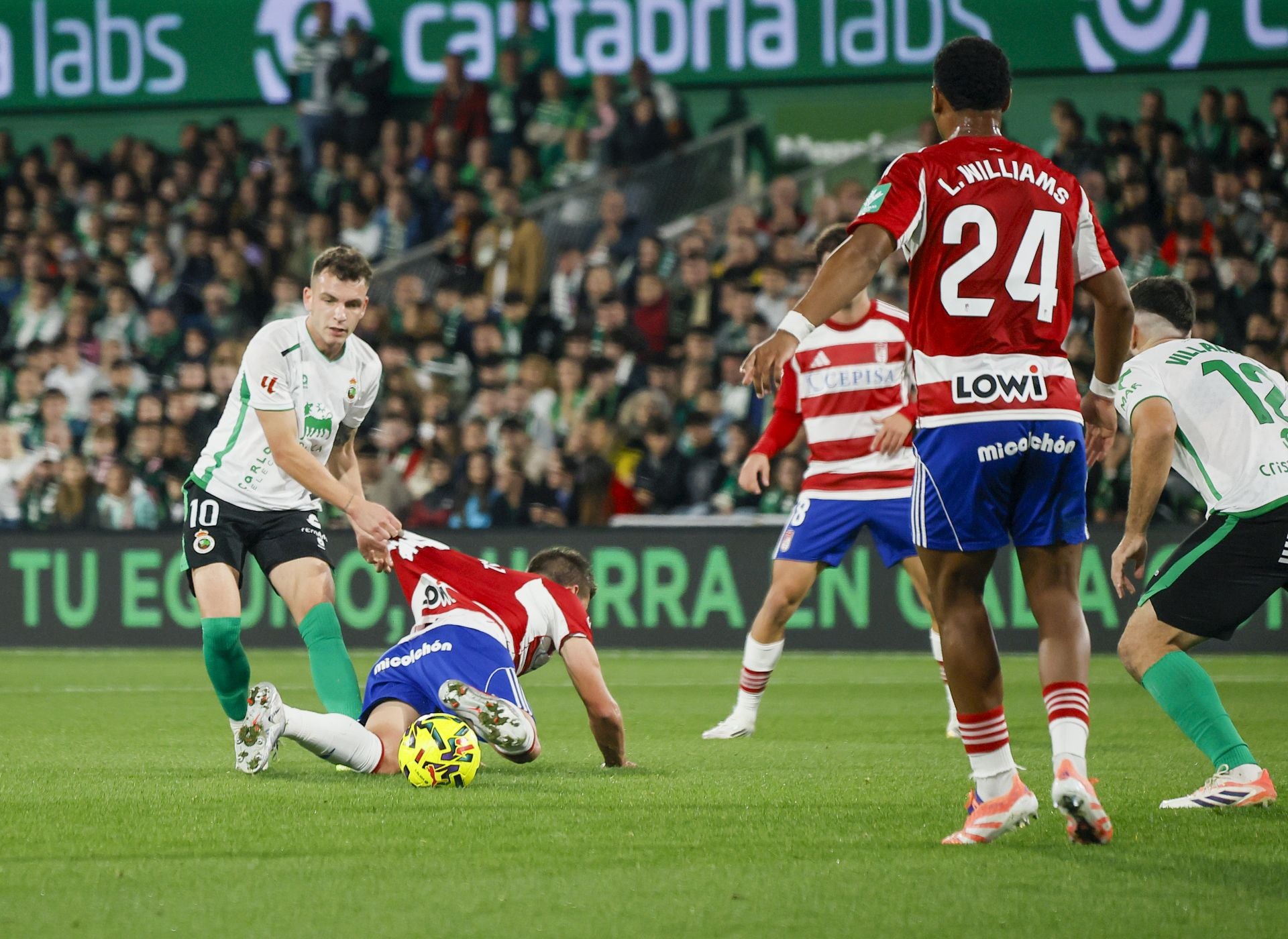 Las mejores imágenes del Racing - Granada CF