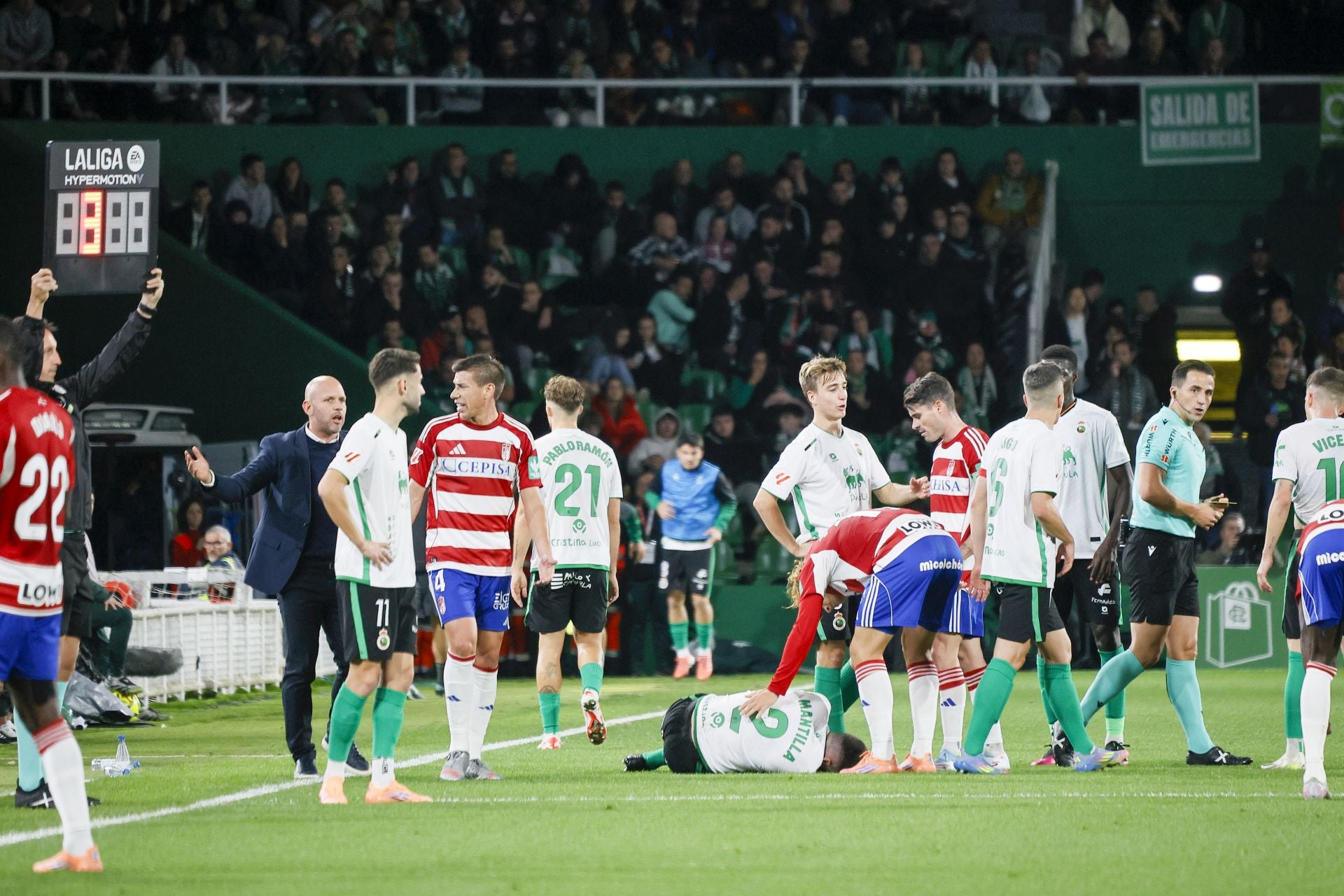 Las mejores imágenes del Racing - Granada CF