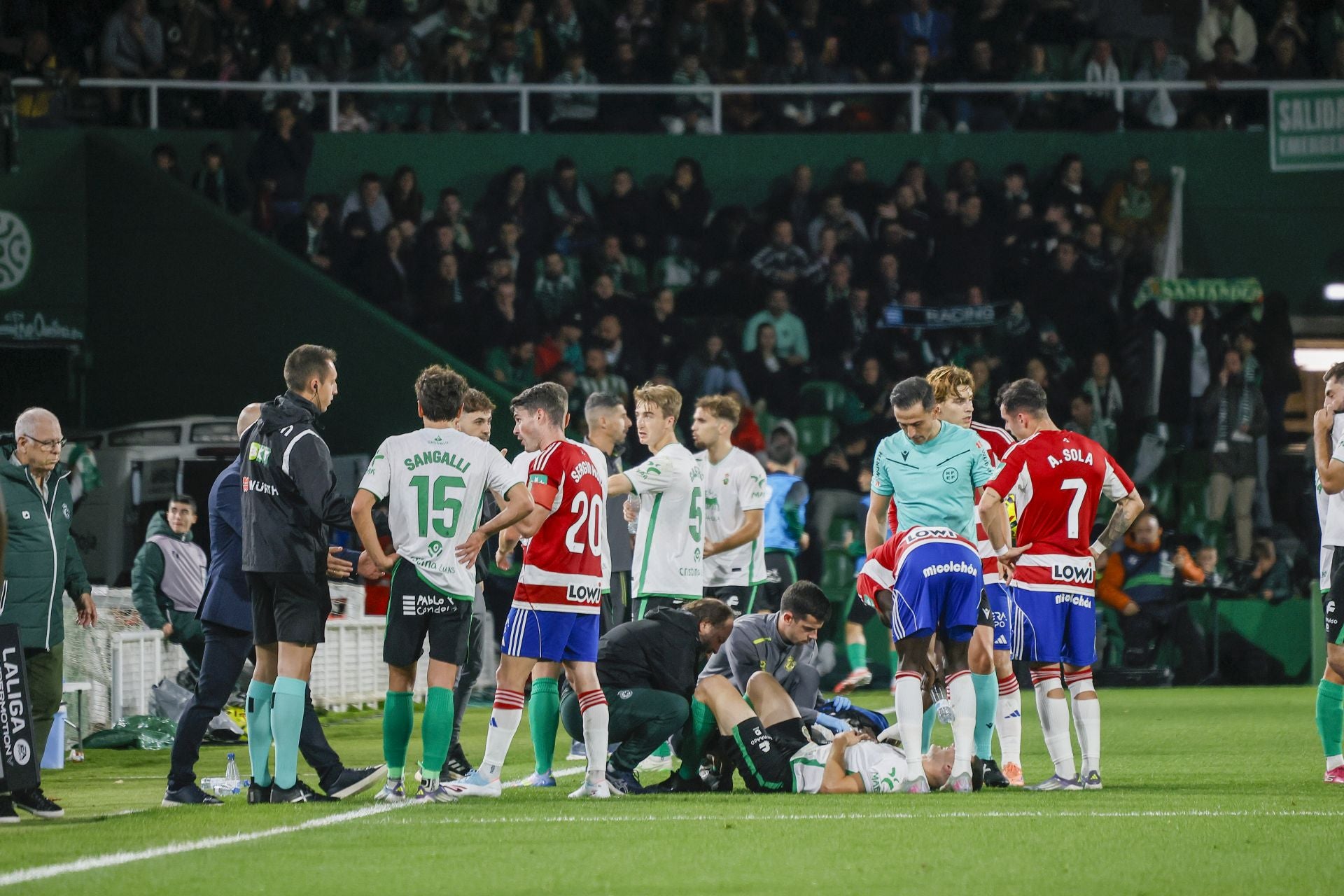 Las mejores imágenes del Racing - Granada CF