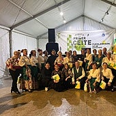 Miembros de la Casa Regional Andaluza de Fuenlabrada.