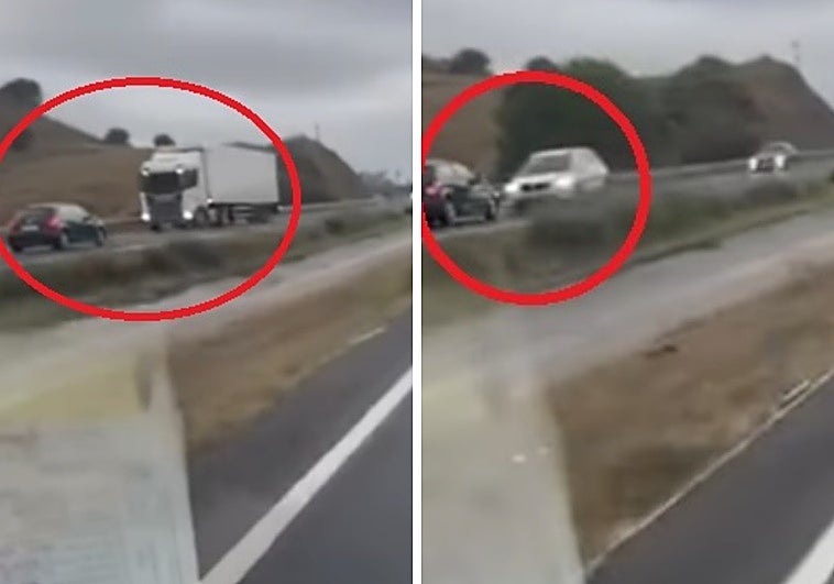 Choque frontal entre dos vehículos en la AP-7.