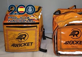 Objetos recuperados por la Policía Nacional