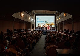 La Diputación de Almería recibe la 'Neuronita' del Memorables Film Fest por su apoyo al cine social