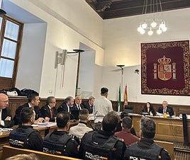 Imagen de la primera sesión del juicio.