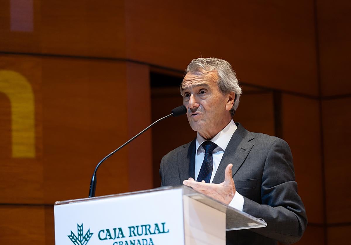 El presidente de Caja Rural de Granada, Antonio León.
