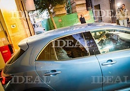 Vehículo en el que viajaba uno de los altos cargos de la Diputación arrestados.