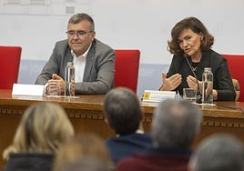 La presidenta del Consejo de Estado, Carmen Calvo.
