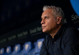 Sergio Pellicer, destituido como entrenador del Málaga