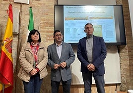 Francisca Medina, Paco Reyes y Salvador Contreras.