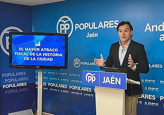 El portavoz del PP en Jaén, Agustín González.