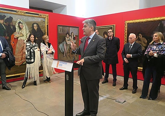 Francisco Benavides, durante su intervención.