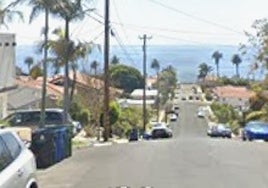 Almería Street en Los Ángeles se encuentra muy cerca del mar.