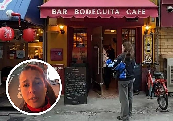 La joven malagueña que se queda sorprendida por lo que encontró en un bar de Osaka.