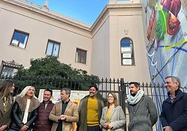 Inauguración del mural.