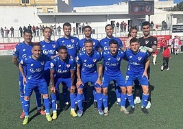 Once inicial del Linares en el Municipal de Lebrija