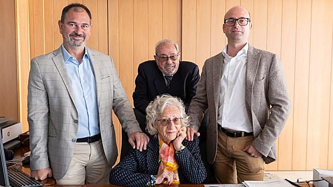 Imagen antes - La familia granadina que puso color a nuestros recuerdos