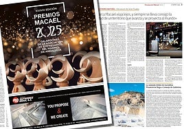 Detalle de la portada del suplemento sobre las páginas interiores del mismo.
