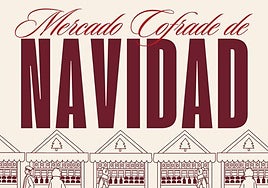 Detalle del cartel anunciador del Mercado Cofrade de Navidad