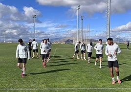 Arranque del entrenamiento.