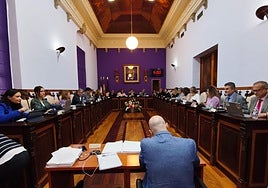 Imagen del pleno celebrado este martes.