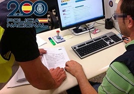 Área de Extranjería de la Policía Nacional en Granada.