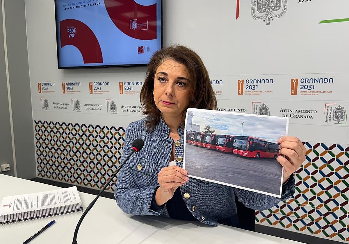 Raquel Ruz en rueda de prensa.