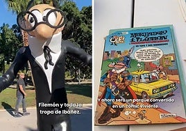 El parque de Mortadelo y Filemón que se puede visitar gratis en Andalucía.