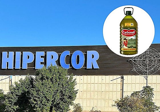 Oferta de Hipercor por Black Friday en una conocida marca de aceite de oliva.