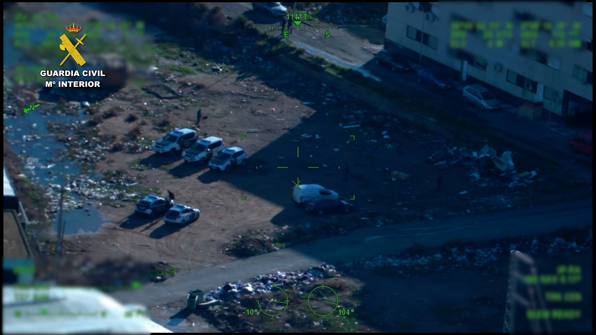 Desmantelan un narcobloque con 2.500 plantas de marihuana en Roquetas de Mar