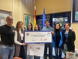 Entregada en la Facultad de Ciencias la recaudación de la 'Carrera Universitaria San Alberto Magno'