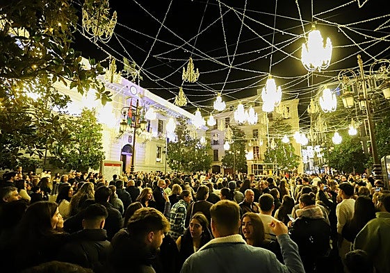Encendido de Navidad del año pasado en Granada.