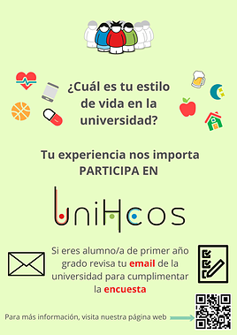 La UGR participa en la nueva edición del proyecto uniHcos, que estudia la salud y los hábitos de vida de los universitarios españoles