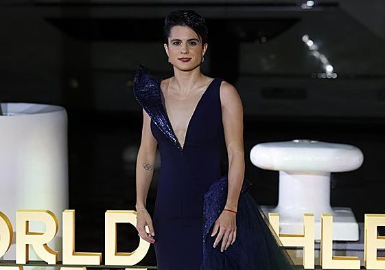 María Pérez asiste a la gala de la Federación Mundial en Mónaco.